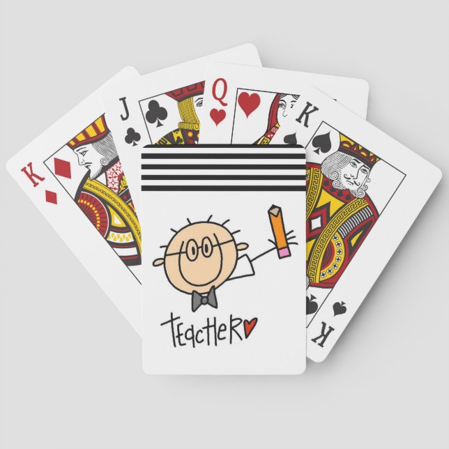 Baraja De Cartas Profesor (Reverso)