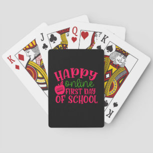 Baraja De Cartas Profesora de Regalos   Feliz Primer Día Escolar En
