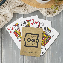 Baraja De Cartas Promoción del logotipo comercial de personalizado