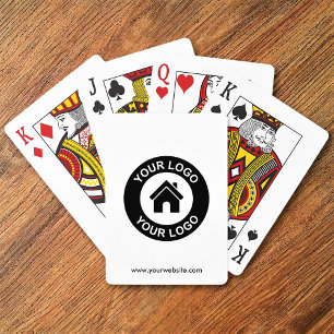 Baraja De Cartas Promoción del logotipo de negocios de personalizad