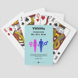 Baraja De Cartas Pronouns de YHVH