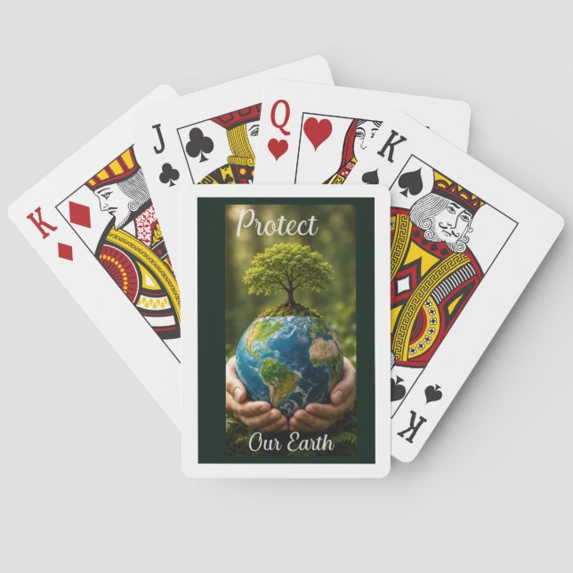 Baraja De Cartas Protege Nuestra Tierra (Reverso)