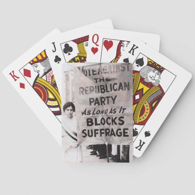 Baraja De Cartas Protesta de Alicia Paul (Reverso)
