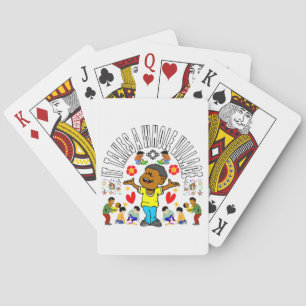 Baraja De Cartas Proverbio africano sobre criar niños
