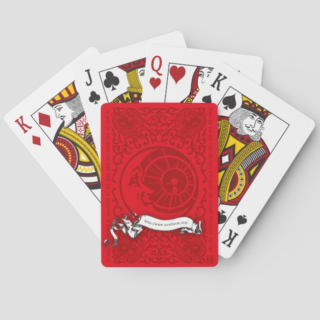 Baraja De Cartas próxima forma/playing cards (Reverso)