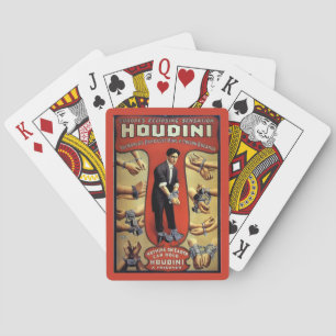 Baraja De Cartas Publicidad de la época de Harry Houdini