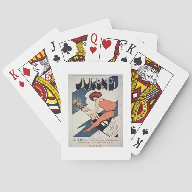Baraja De Cartas Publicidad de poster 'Jugend, mag semanal (Reverso)
