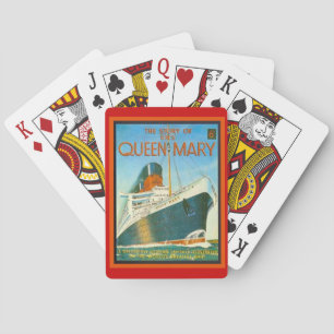 Baraja De Cartas Publicidad del vintage, RMS Queen Mary