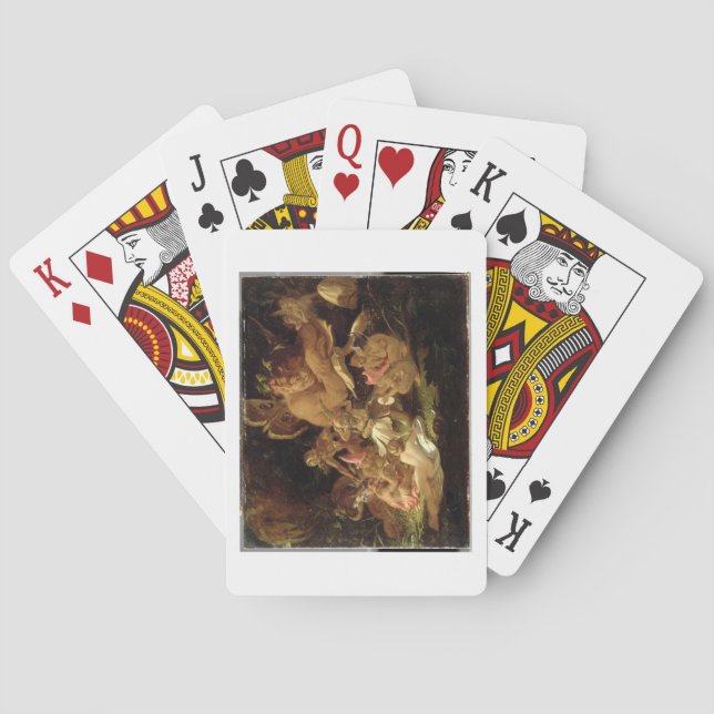 Baraja De Cartas Puck and Fairies, del 'Sueño de una noche de veran (Reverso)