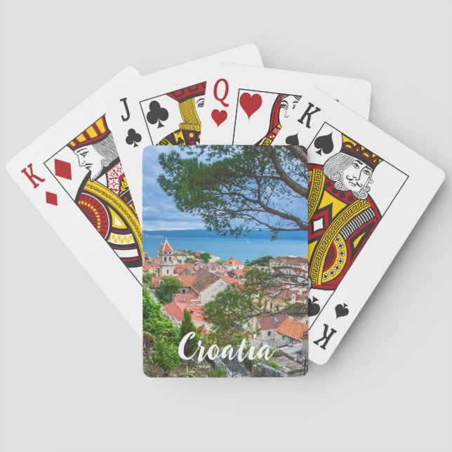 Baraja De Cartas Pueblo croata de Omis (Reverso)