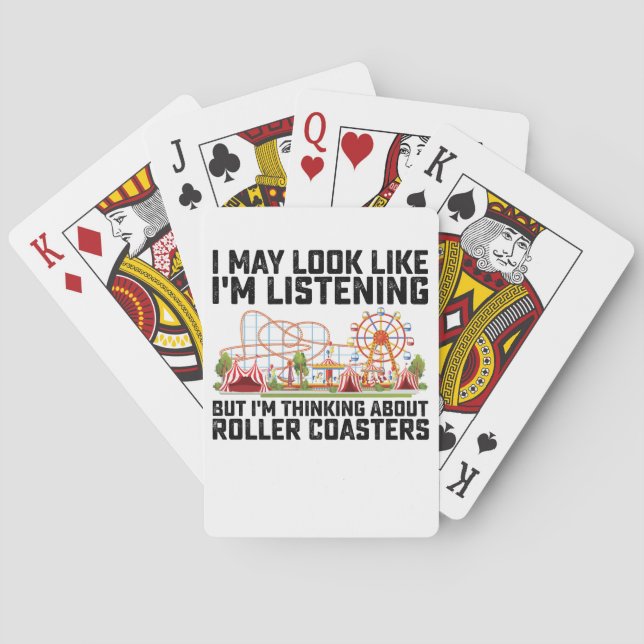 Baraja De Cartas Puede que parezca que estoy escuchando, pero estoy (Reverso)