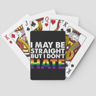 Baraja De Cartas Puede que sea heterosexual pero no odio a los gays