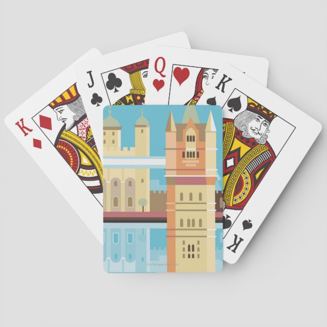 Baraja De Cartas Puente 2 de la torre (Reverso)