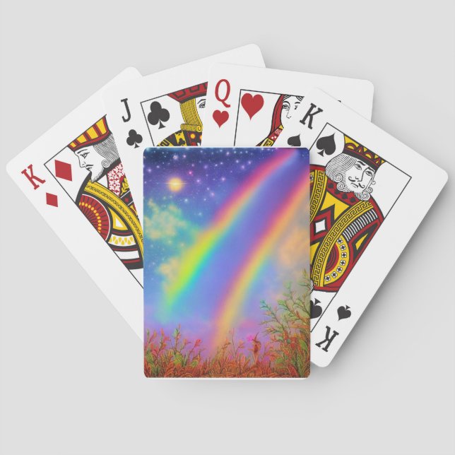 Baraja De Cartas Puente arcoiris (Reverso)