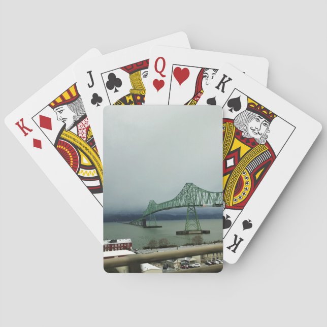 Baraja De Cartas Puente Astoria-Megler, Astoria, Oregón (Reverso)