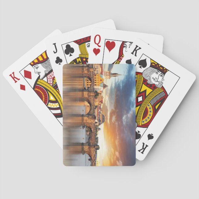 Baraja De Cartas Puente Charles, Praga, República Checa (Reverso)