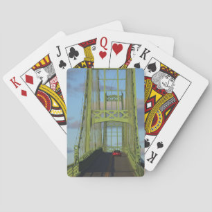 Baraja De Cartas Puente colgante hacia Little Deer Isle