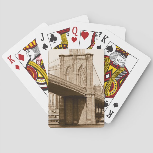 Baraja De Cartas Puente de Brooklyn          (Reverso)