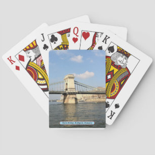 Baraja De Cartas Puente de cadena, Budapest, Hungría