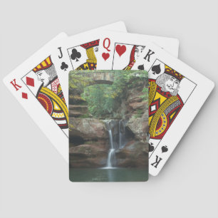 Baraja De Cartas Puente de piedra y cascada