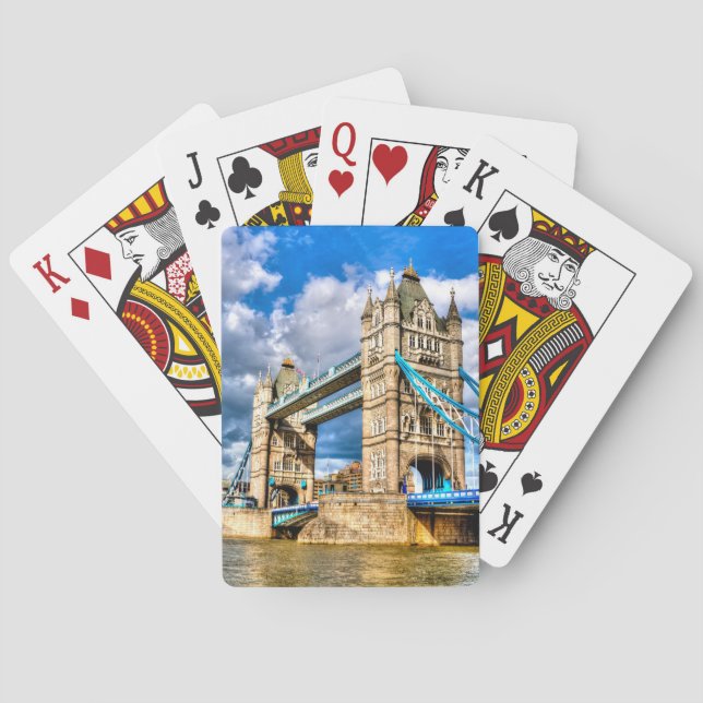 Baraja De Cartas Puente de torre (Reverso)