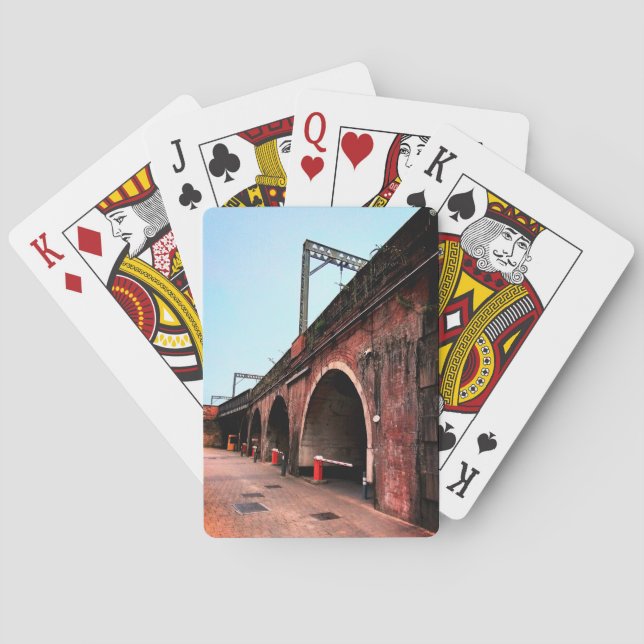 Baraja De Cartas Puente de tren (Reverso)