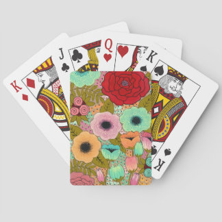 Baraja De Cartas Puente Flower Floral Garden Ladies