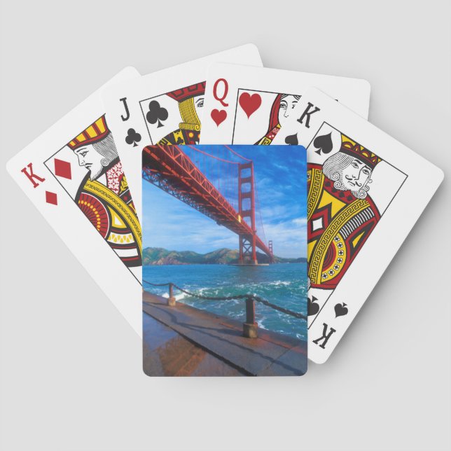 Baraja De Cartas Puente Golden Gate, California (Reverso)