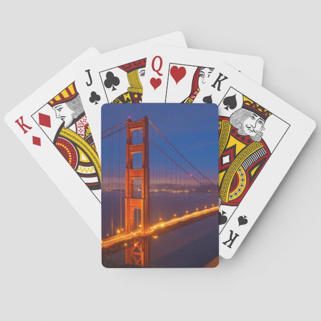 Baraja De Cartas Puente Golden Gate, California (Reverso)