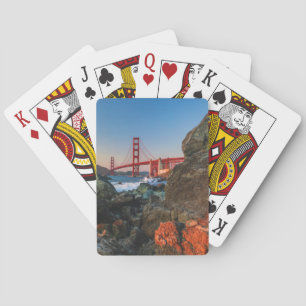 Baraja De Cartas Puente Golden Gate en la oscuridad el   San
