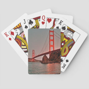 Baraja De Cartas Puente Golden Gate en Sun abajo