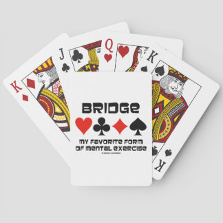 Baraja De Cartas Puente Mi Forma Favorita De Ejercicio Mental