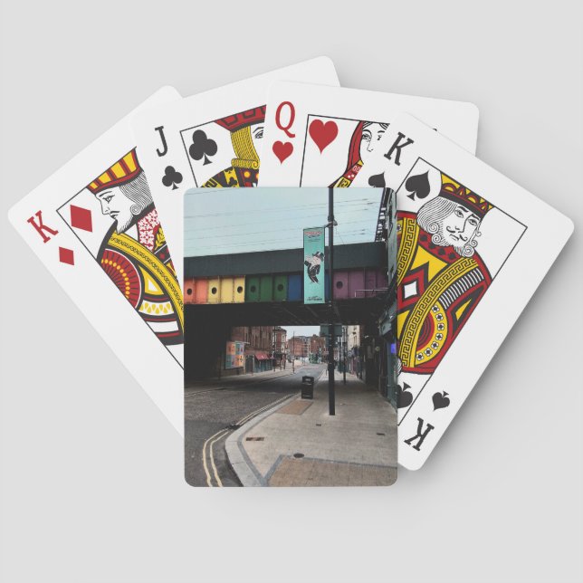 Baraja De Cartas Puente rayado (Reverso)