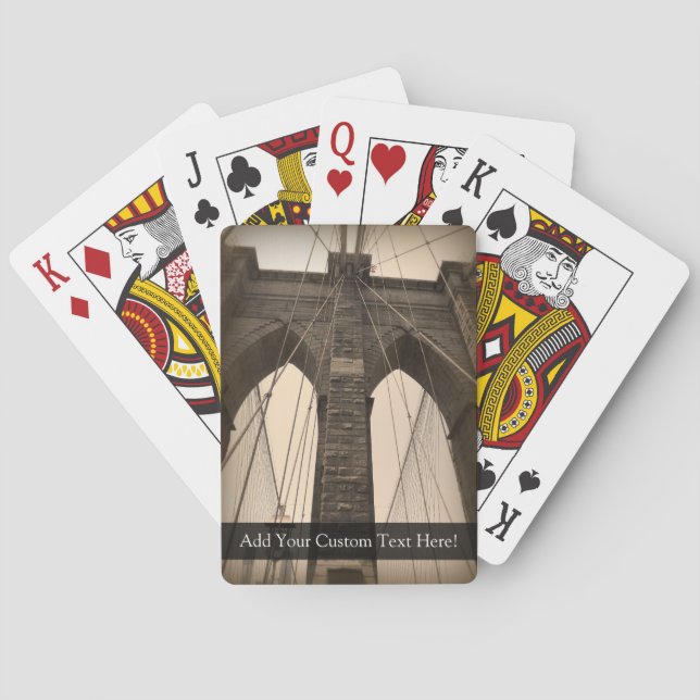Baraja De Cartas Puente Sepia Brooklyn (Reverso)
