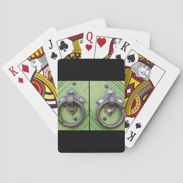 Baraja De Cartas Puerta antigua (Reverso)