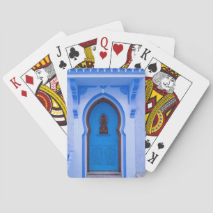 Baraja De Cartas Puerta Azul Marroquí