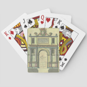 Baraja De Cartas Puerta de entrada de iglesia antigua Arquitectura 