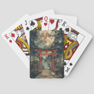 Baraja De Cartas Puerta del Templo Vermillion Acuarela Tinta (3)