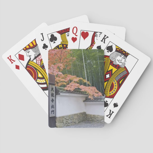 Baraja De Cartas Puerta norte del templo Tenryuji (Reverso)