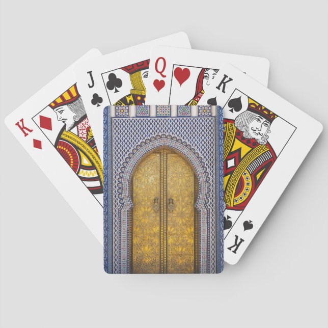 Baraja De Cartas Puerta Ornata Del Palacio Del Rey (Reverso)