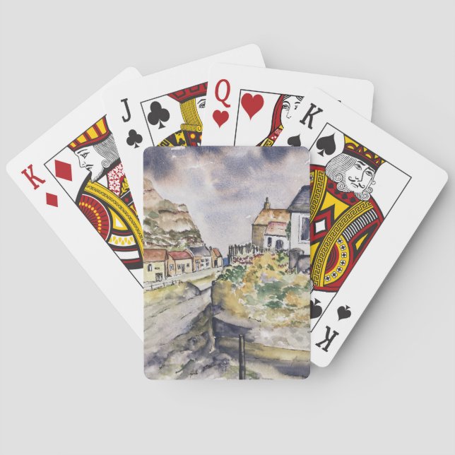 Baraja De Cartas Puerto de Staithes (Reverso)