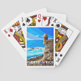 Baraja De Cartas Puerto Rico Travel  Postcard Playing Cards