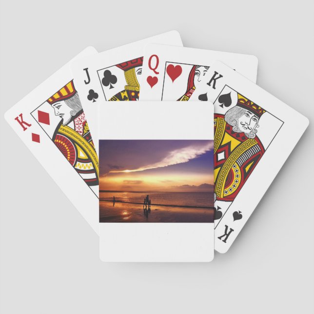 Baraja De Cartas puesta de sol 2 (Reverso)
