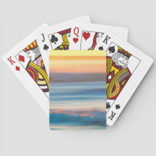 Baraja De Cartas Puesta de sol y océano Parque Estatal Cape Disap