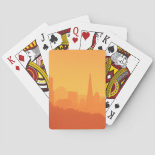 Baraja De Cartas Puesta del sol brillante de San Francisco