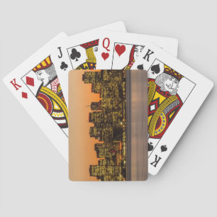 Baraja De Cartas Puesta del sol hermosa en San Francisco
