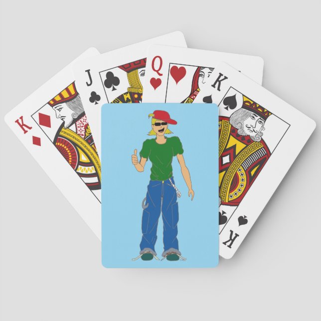 Baraja De Cartas pulgar hacia arriba (Reverso)