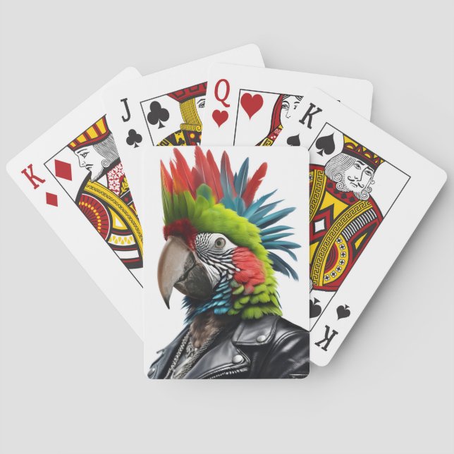 Baraja De Cartas Punk Parrot (Reverso)