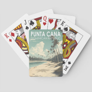 Baraja De Cartas Punta Cana República Dominicana Vintage de Viajes