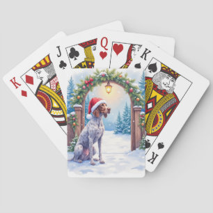 Baraja De Cartas Punta de flecha alemana corta con sombrero de Sant